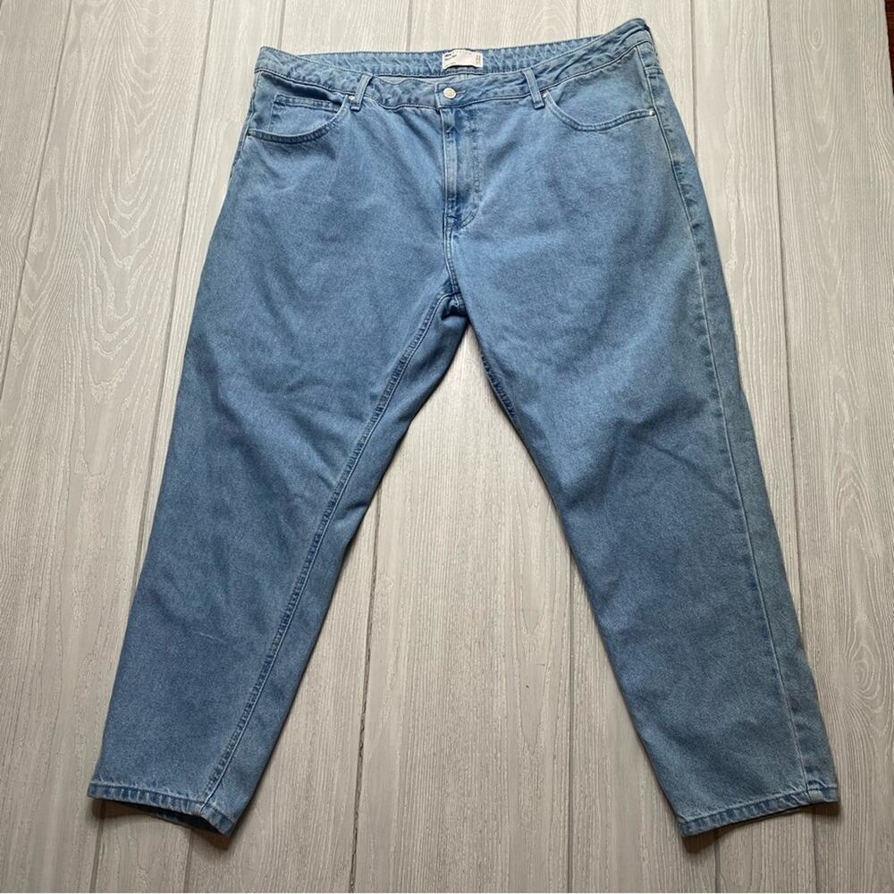 ASOS Design Men's Classic Rigid Light Wash Blue Denim Midrise Jeans Size 42 X 27